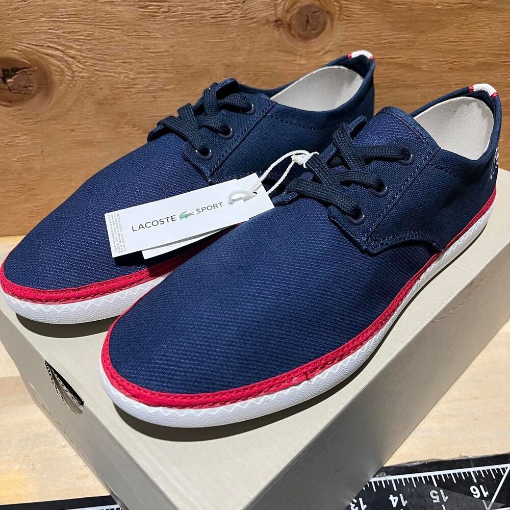 Lacoste Men's Navy Trainers
